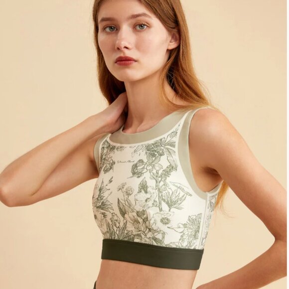 Visual Mood Green Pastel Sports Bra - Picture 5 of 8